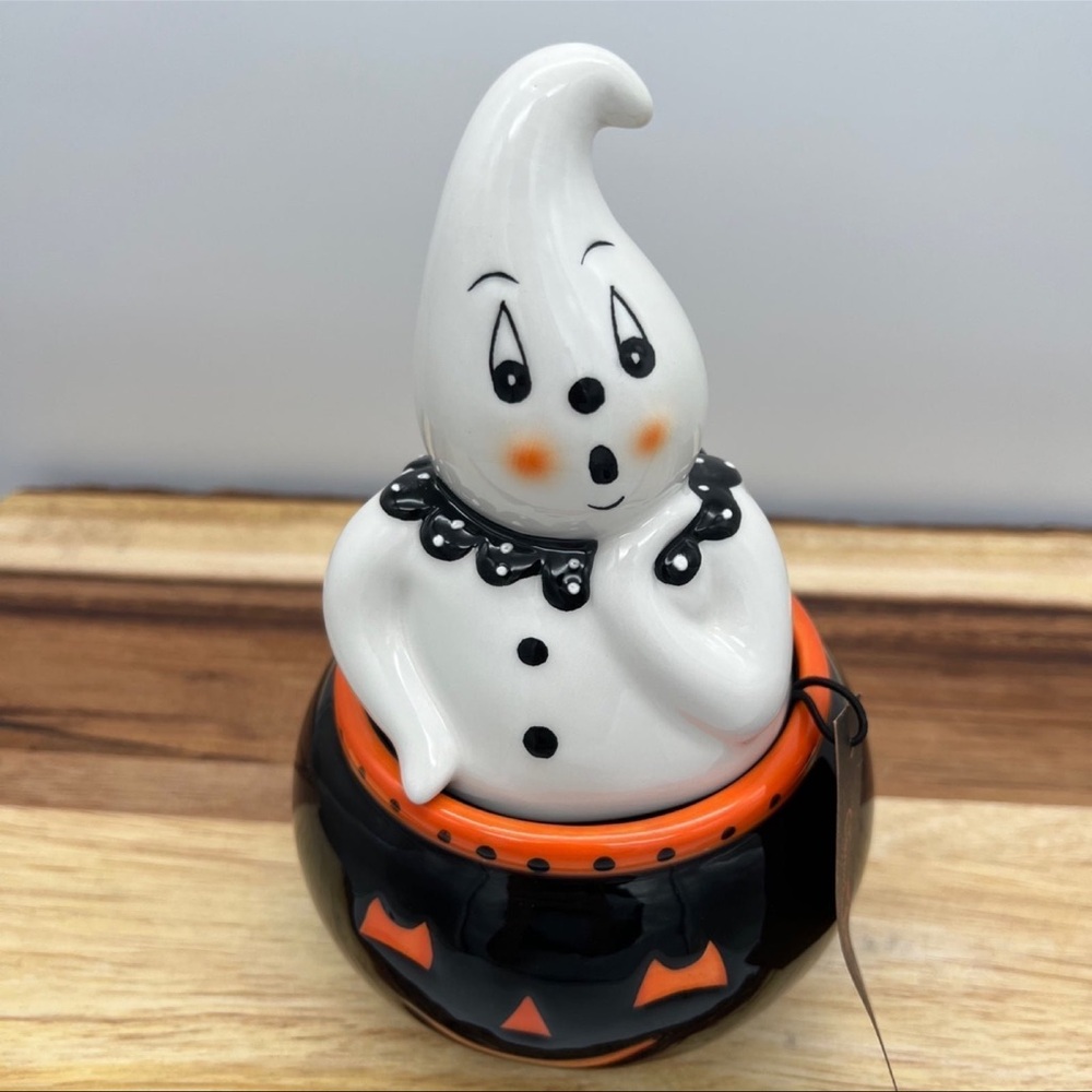 Johanna Parker Carnival Cottage Ghost Canister - Picture 2 of 3